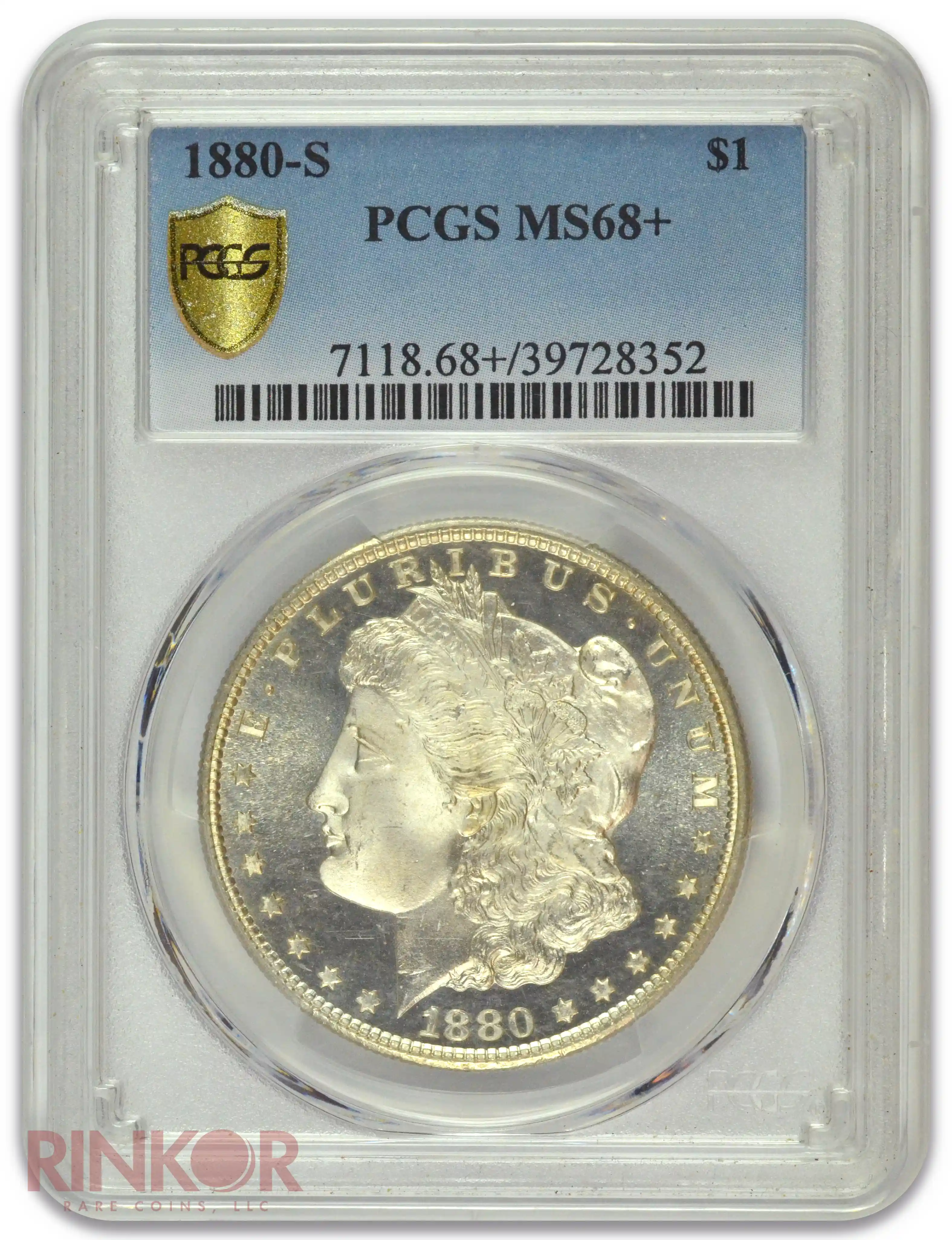 1880-S $1 Morgan Dollar PCGS MS 68+