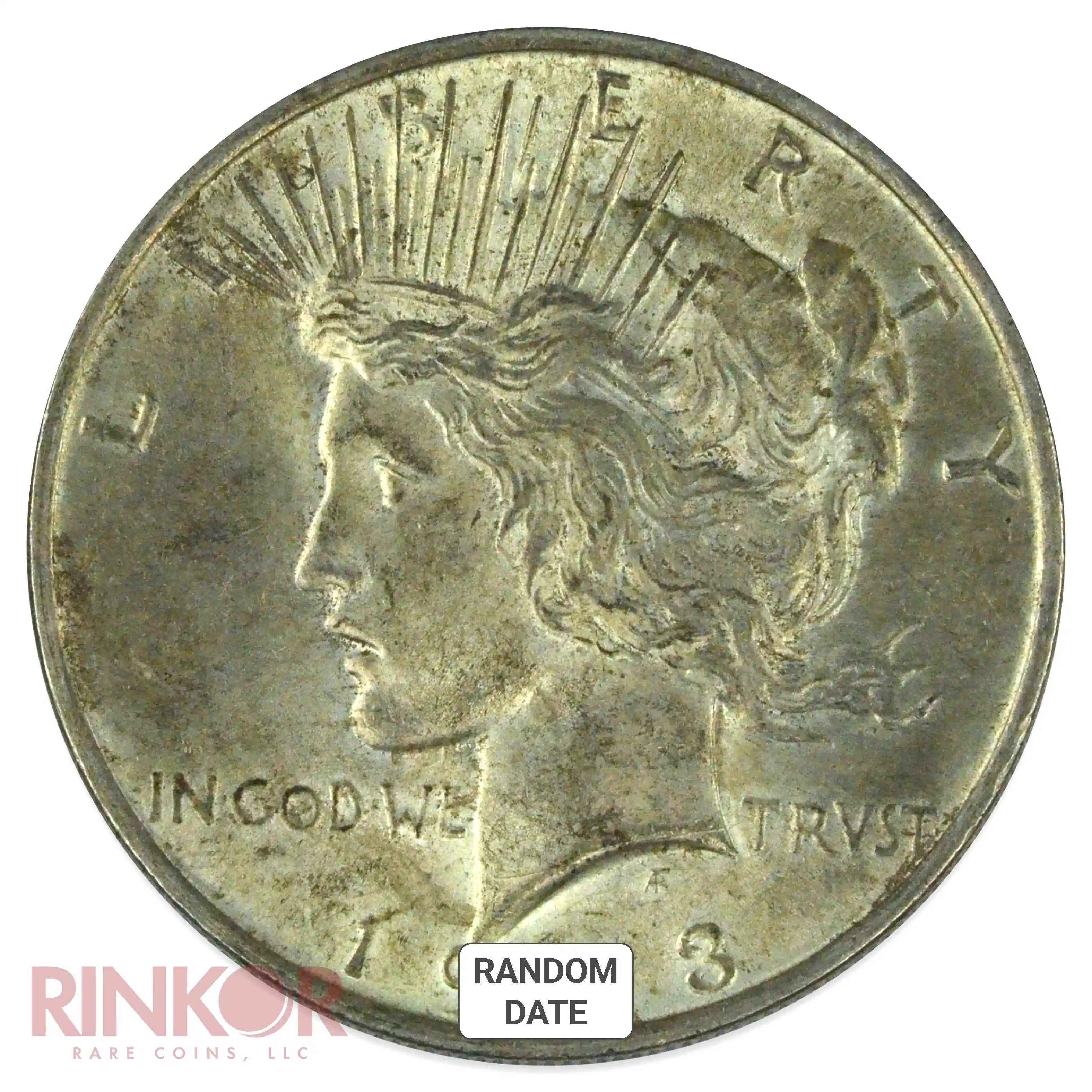 1922-1925 $1 Peace Silver Dollar About Uncirculated 