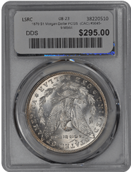 1879 $1 Morgan Dollar PCGS  (CAC) #3645-9 MS64