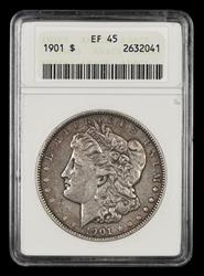 1901 $1 ANACS  EF45