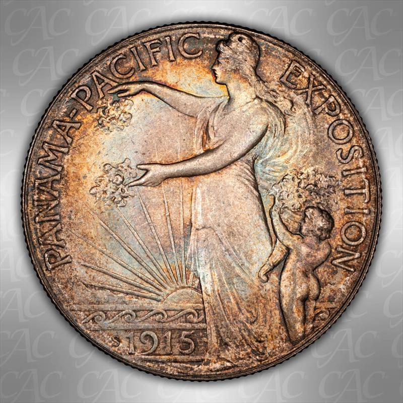 1915-S 50C Panama-Pacific CACG MS 66 