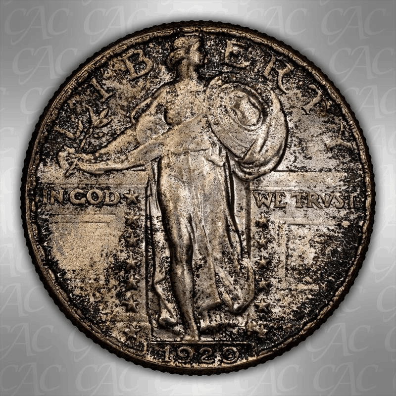 1929 25C CACG MS 65 FH 