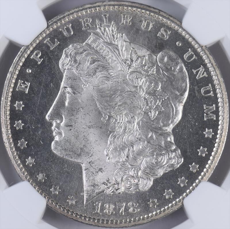 1878-CC $1 NGC MS64+PL CAC