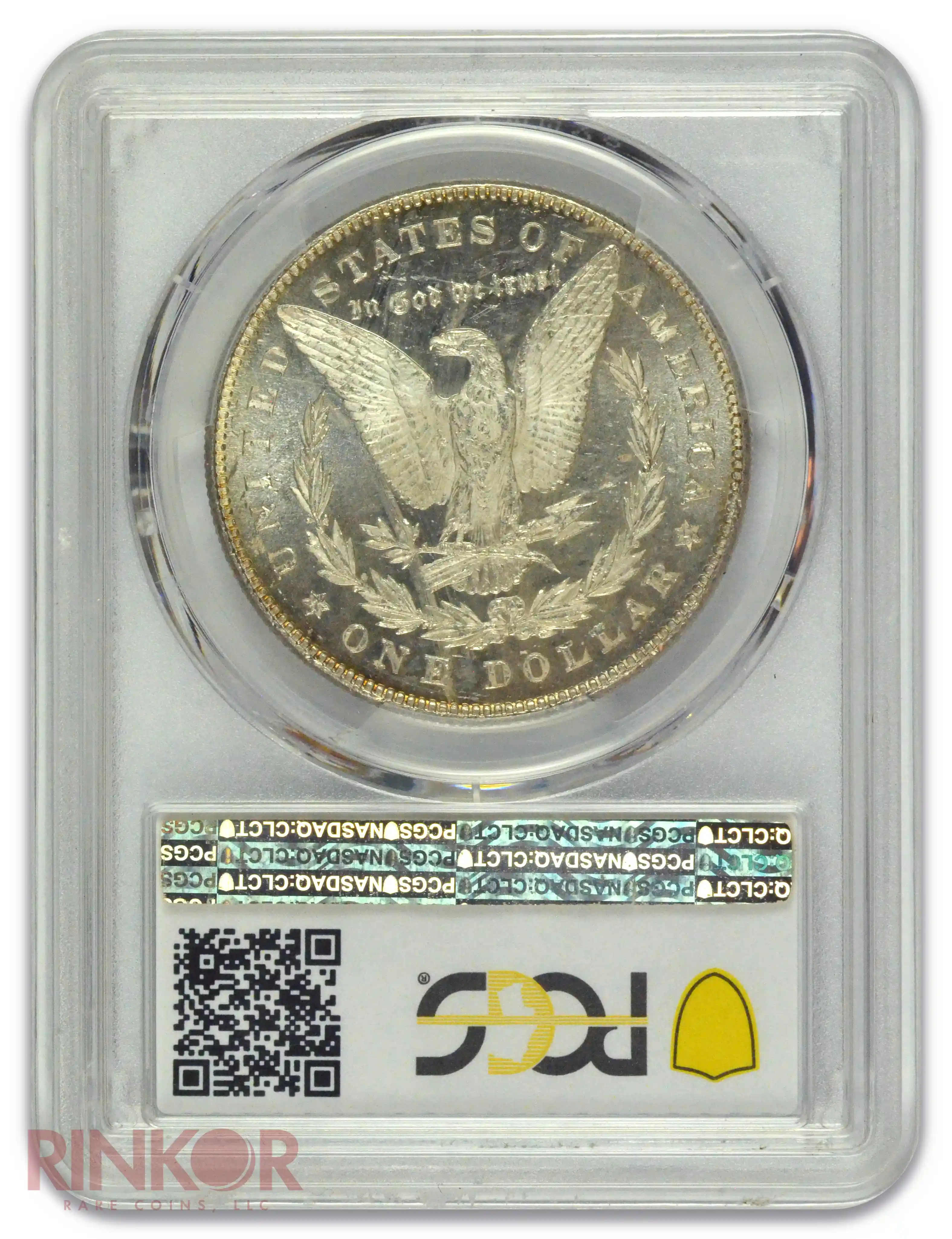 1878 7TF Reverse of 1878 $1 Morgan Dollar VAM 100 PCGS MS 64 PL CAC