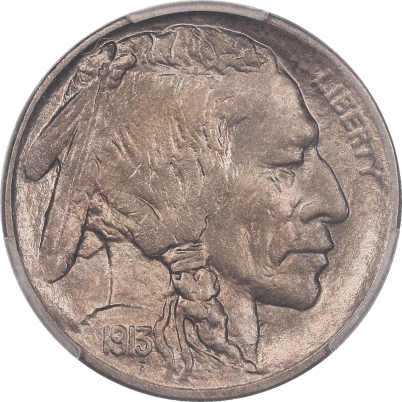 1913-D T2 Buffalo Nickel 5c PCGS MS64 - Nice Tone Coin