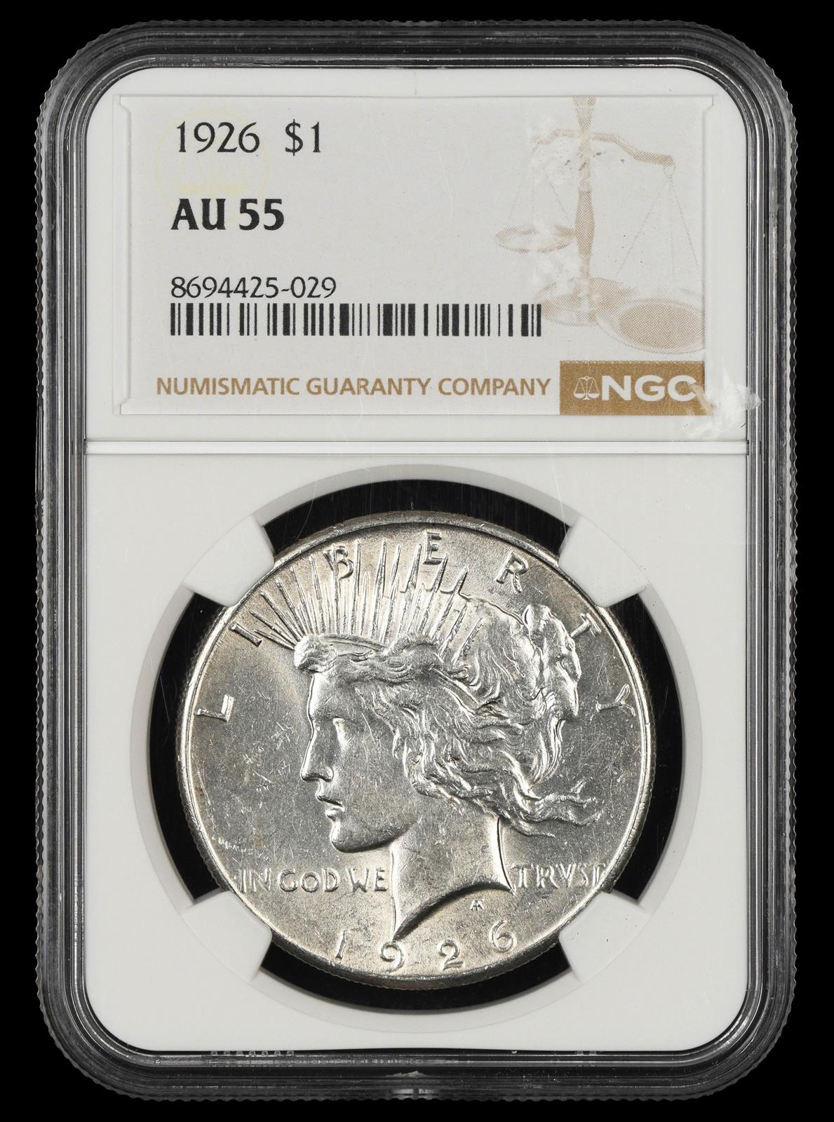 1926 $1 NGC AU 55 