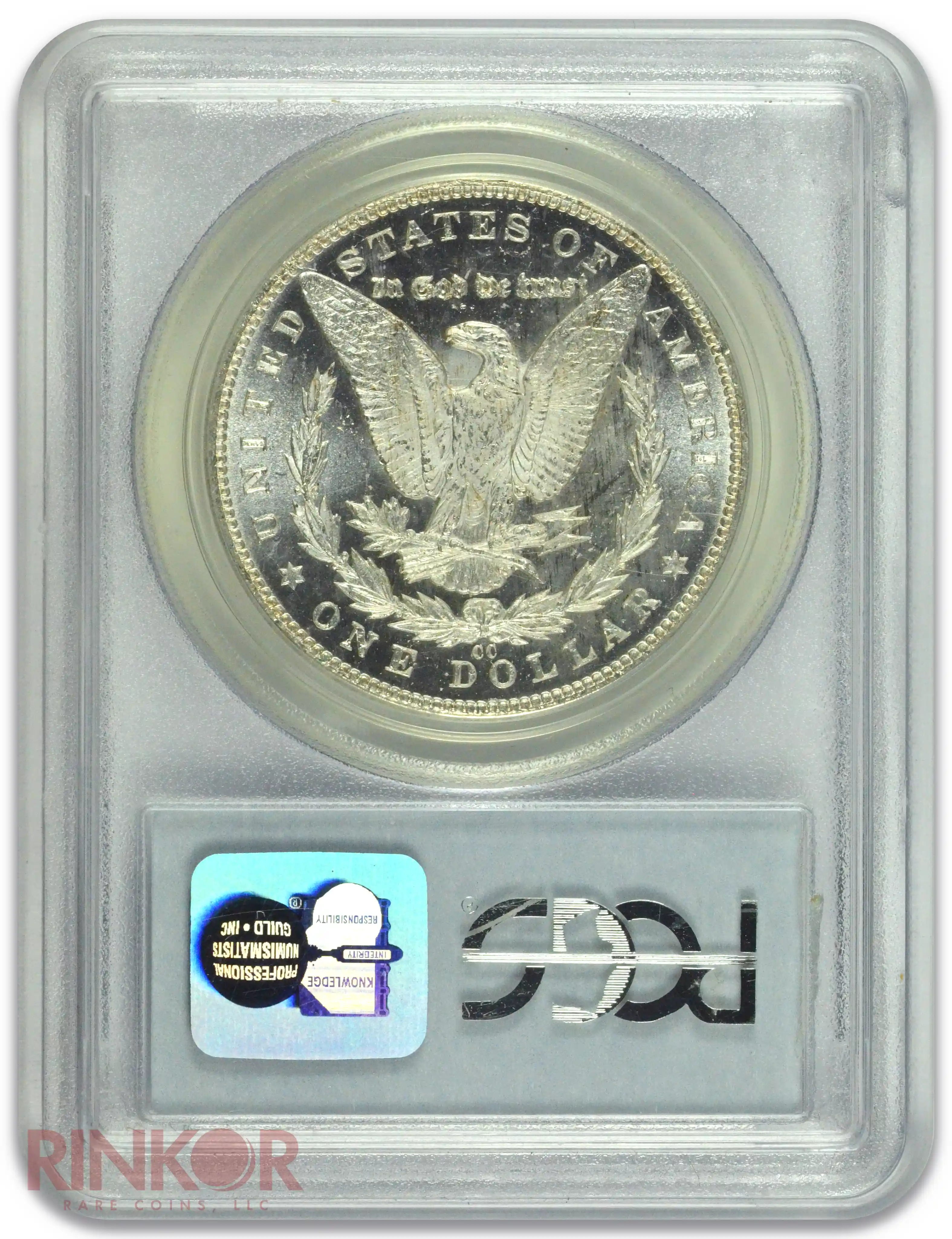 1884-CC $1 Morgan Dollar PCGS MS 64 DMPL CAC