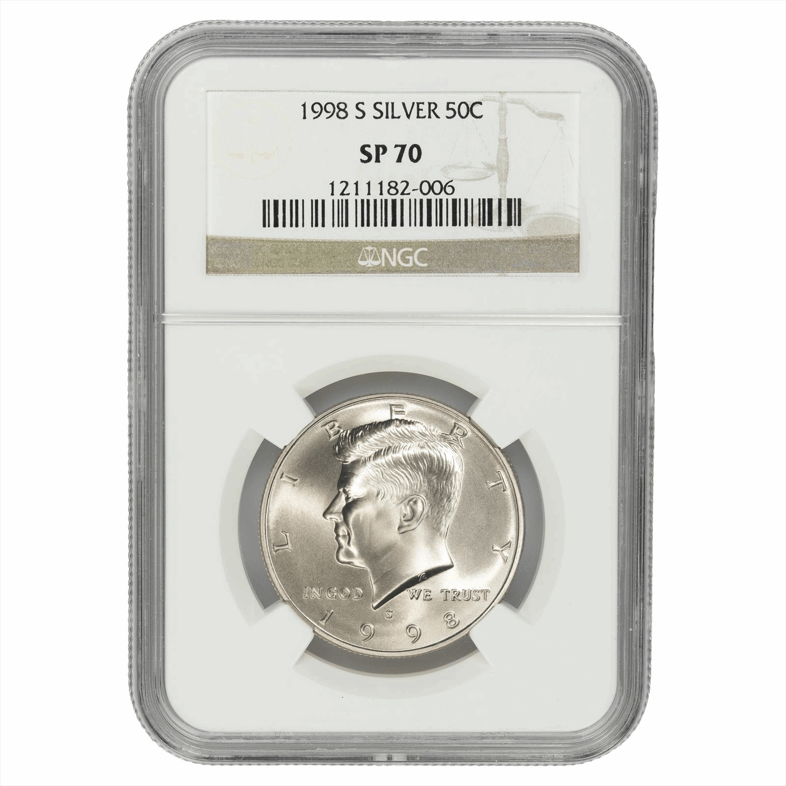 1998-S SMS Kennedy Half Dollar 50C NGC SP 70