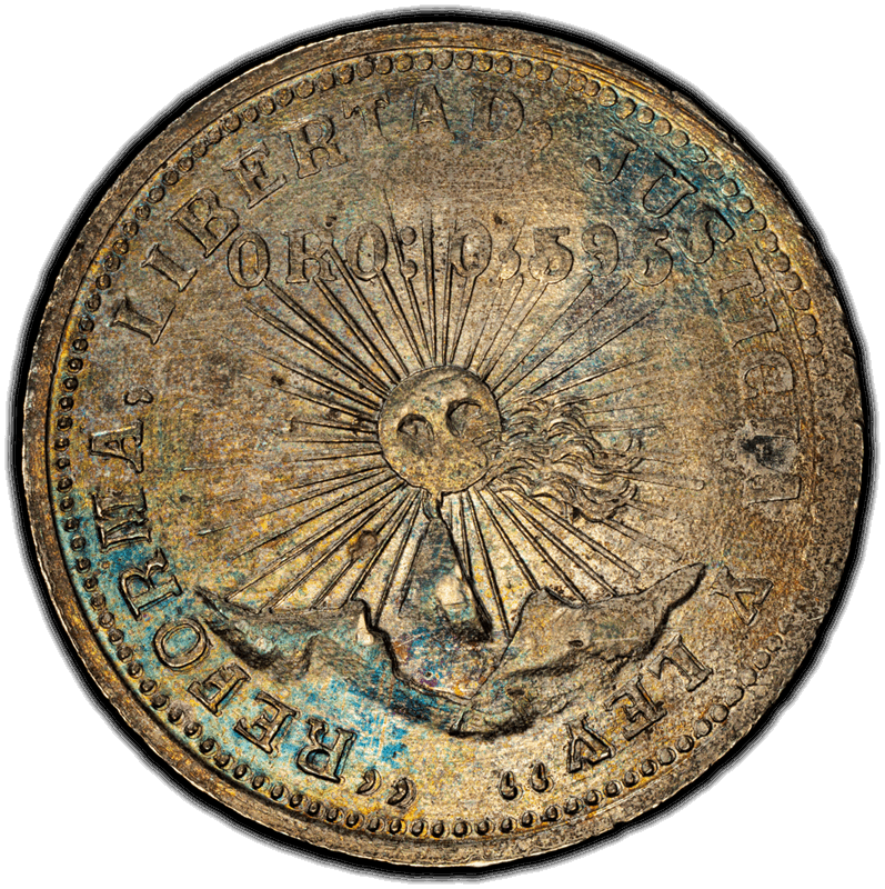 1914-GRO Mexico Guerrero 2 Peso KM-643 PCGS MS 62