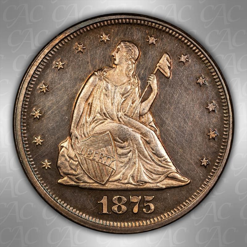 1875 20C CACG PR 63 CAM 