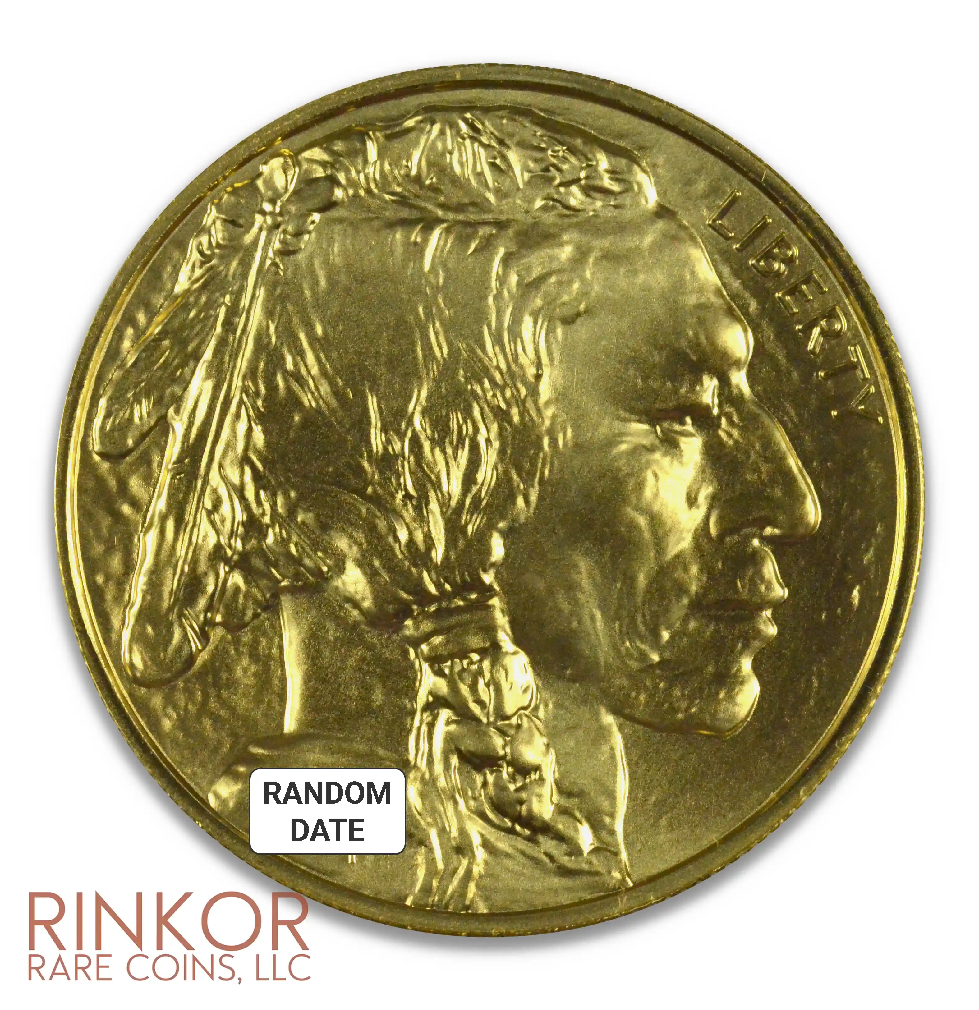 1oz American Gold Buffalo Gem BU (Random Date)