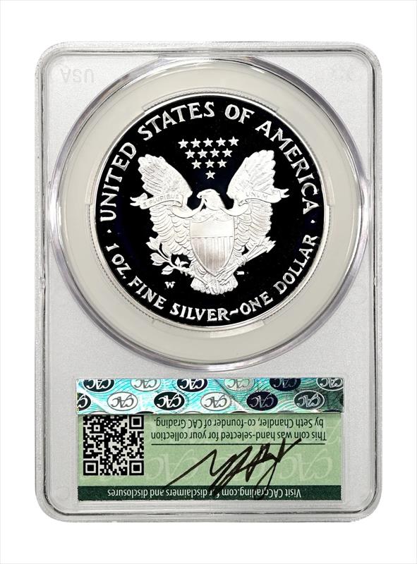 2003-W Eagle S$1 CACG PR 70 DCAM WitterBrick