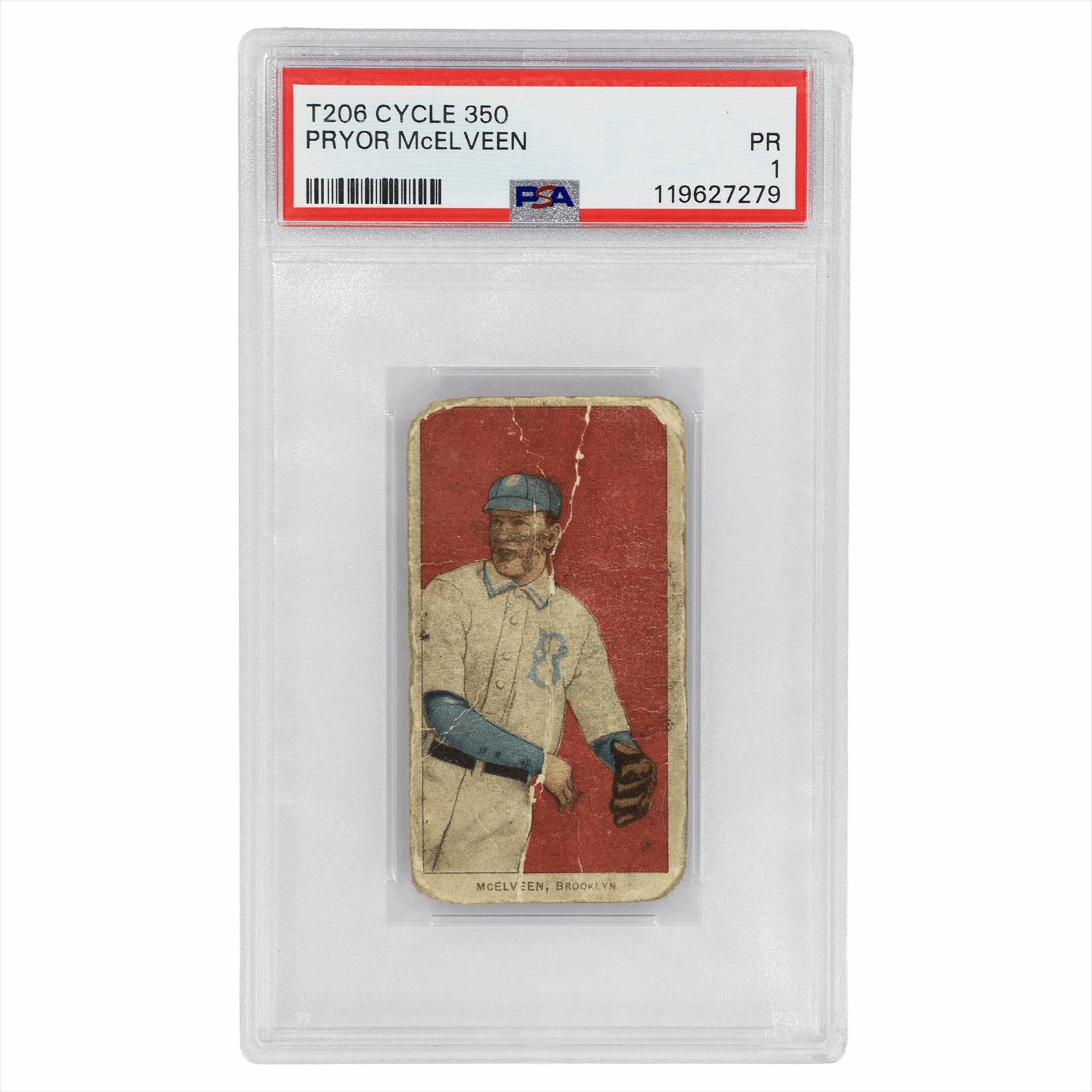T206 Cycle 350 Pryor McElveen PSA PR 1