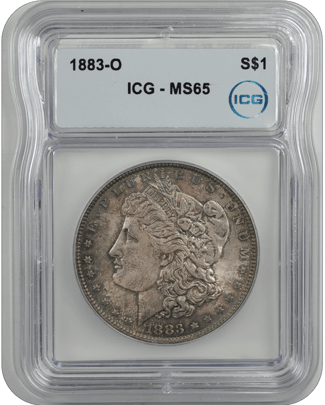 1883-O Morgan ICG MS 65