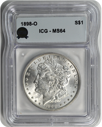 1898-O Morgan ICG MS 64