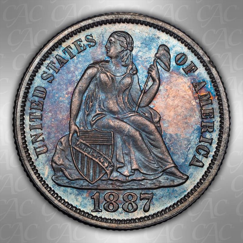 1887 10c CACG PR 66