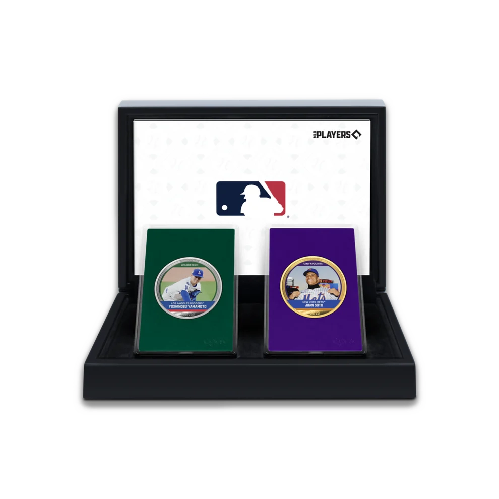 2025 Niue Major League Baseball Collector Box Trading Coins Sealed