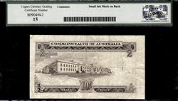 Australia Commonwealth Bank 10 Shillings ND 1954-60 Fine 15 