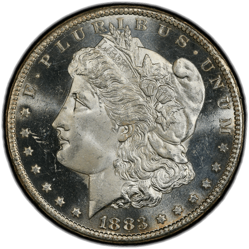 1883-CC $1 PCGS MS 65 DMPL CAC