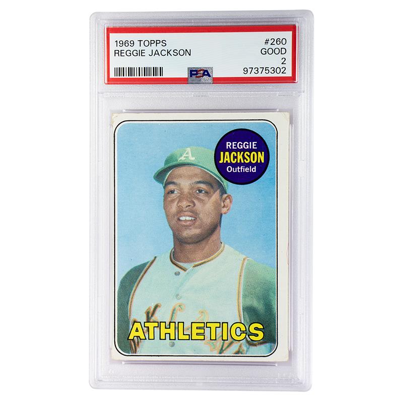 1969 Topps Reggie Jackson #260 PSA Good 2 Cert #97375302