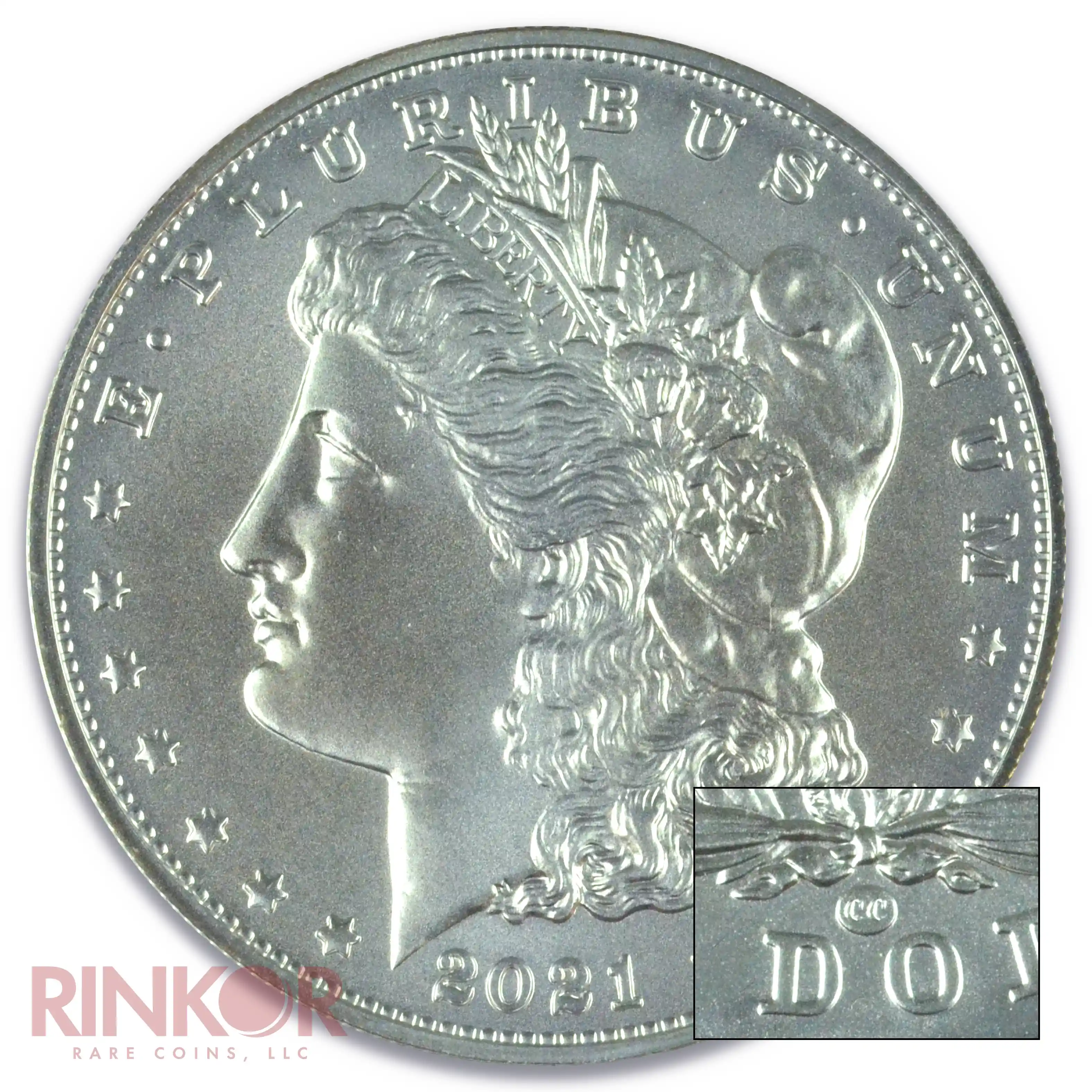 2021-CC Privy $1 Morgan Dollar 100th Anniversary BU (Box and CoA)