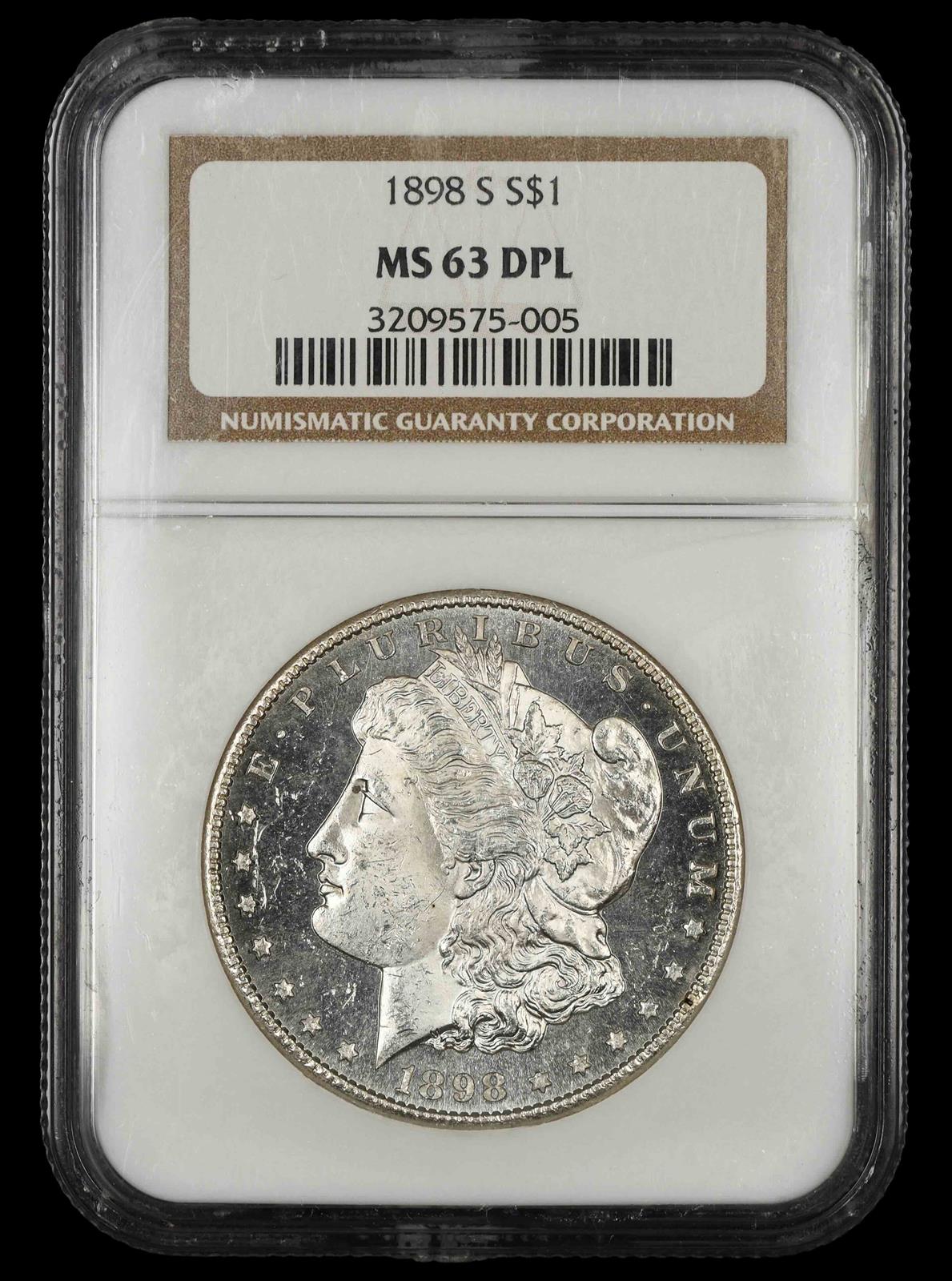 1898 S $1 NGC MS63 DPL