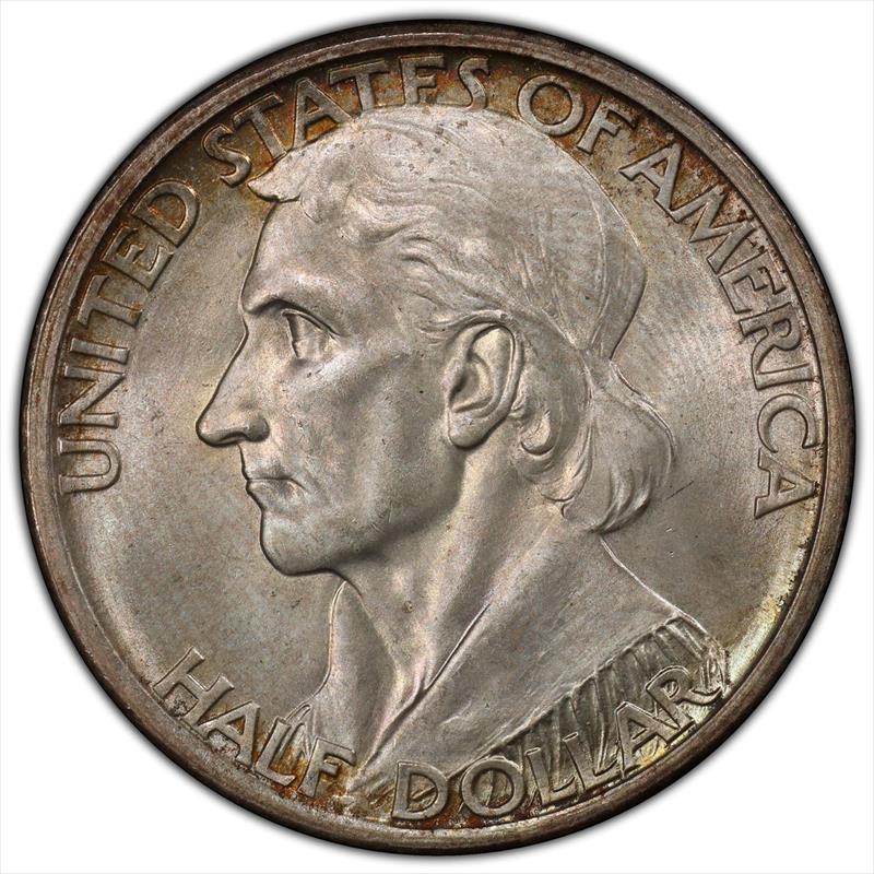 1936-D 50C Boone PCGS MS 66+ CAC