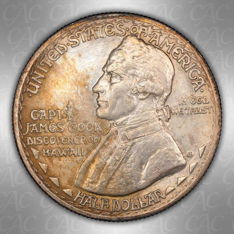 1928 Hawaiian 50c CACG MS 63