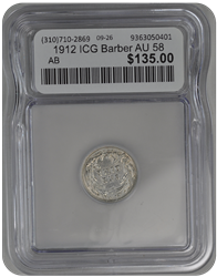 1912 ICG Barber AU 58
