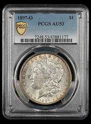 1897-O $1 PCGS AU-53