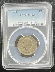 1973 Washington PCGS MS 66