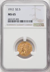 $2.5 Indian Gold Quarter Eagle MS65 (Date Varies) 