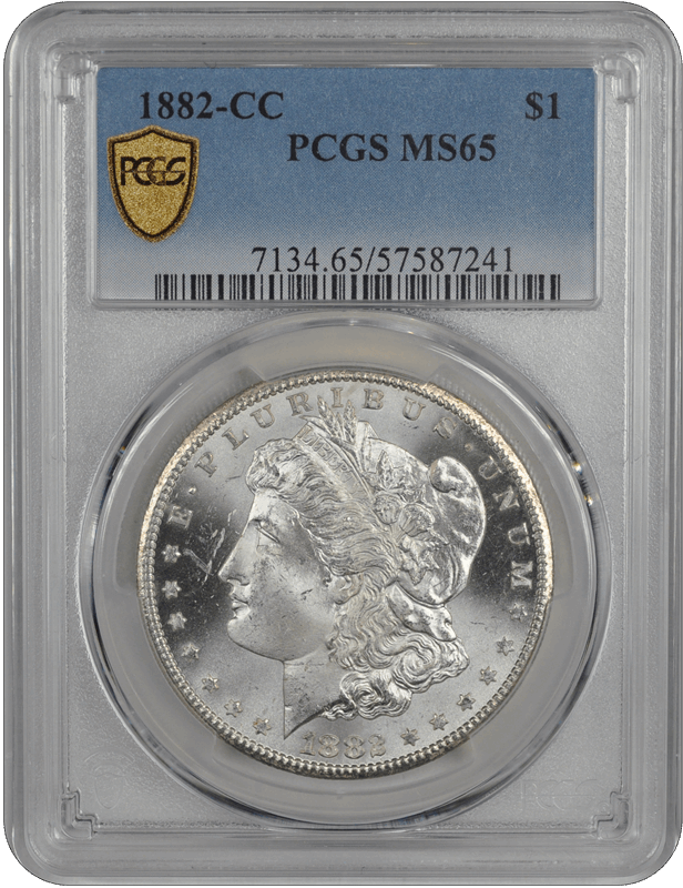1882-CC Morgan PCGS MS 65