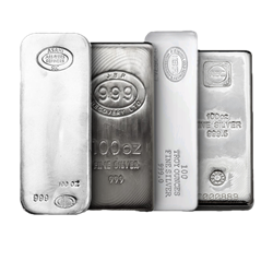 100 oz Silver Bar - Brand Varies image 1