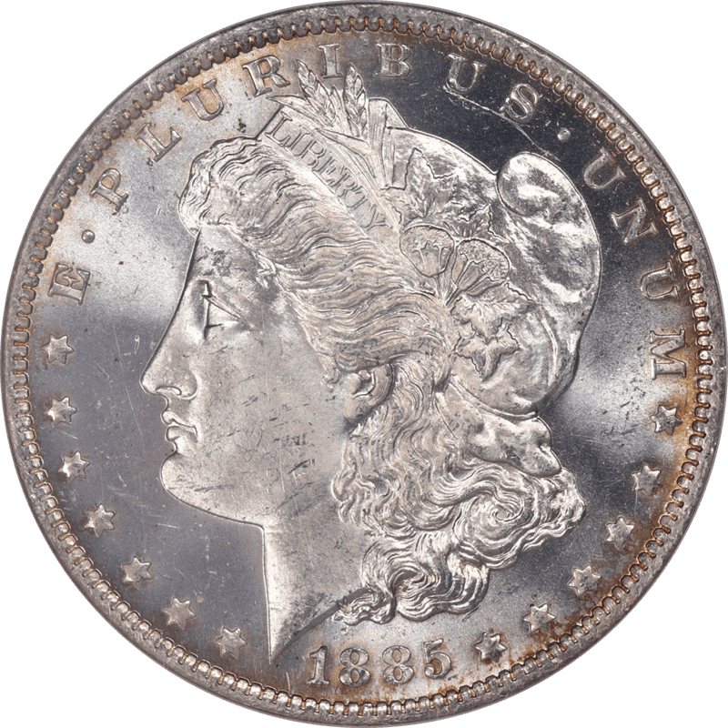 1885-O Morgan Silver Dollar $1 NGC MS 65 