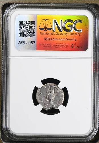 Roman Empire Didius Julianus, AD 193 AR Denarius NGC  F