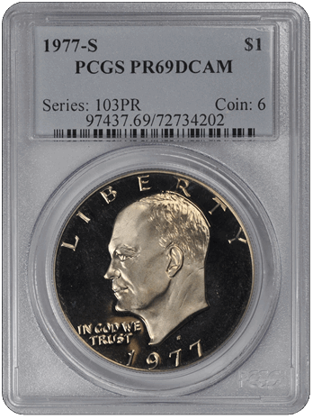 1977-S Eisenhower DCAM PCGS PR 69