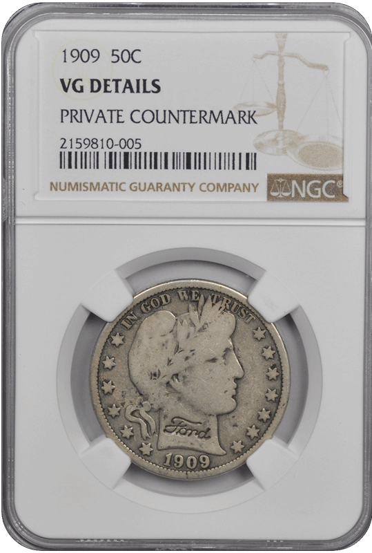 1909 Barber Half Dollar NGC G-Detail