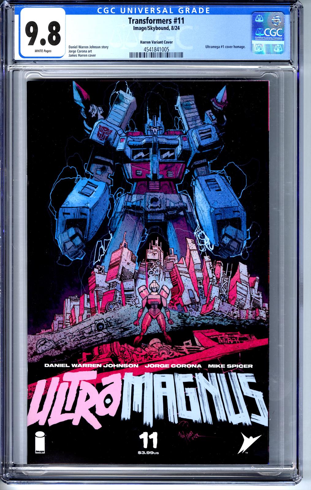 Transformers #11 CGC 9.8 9.8