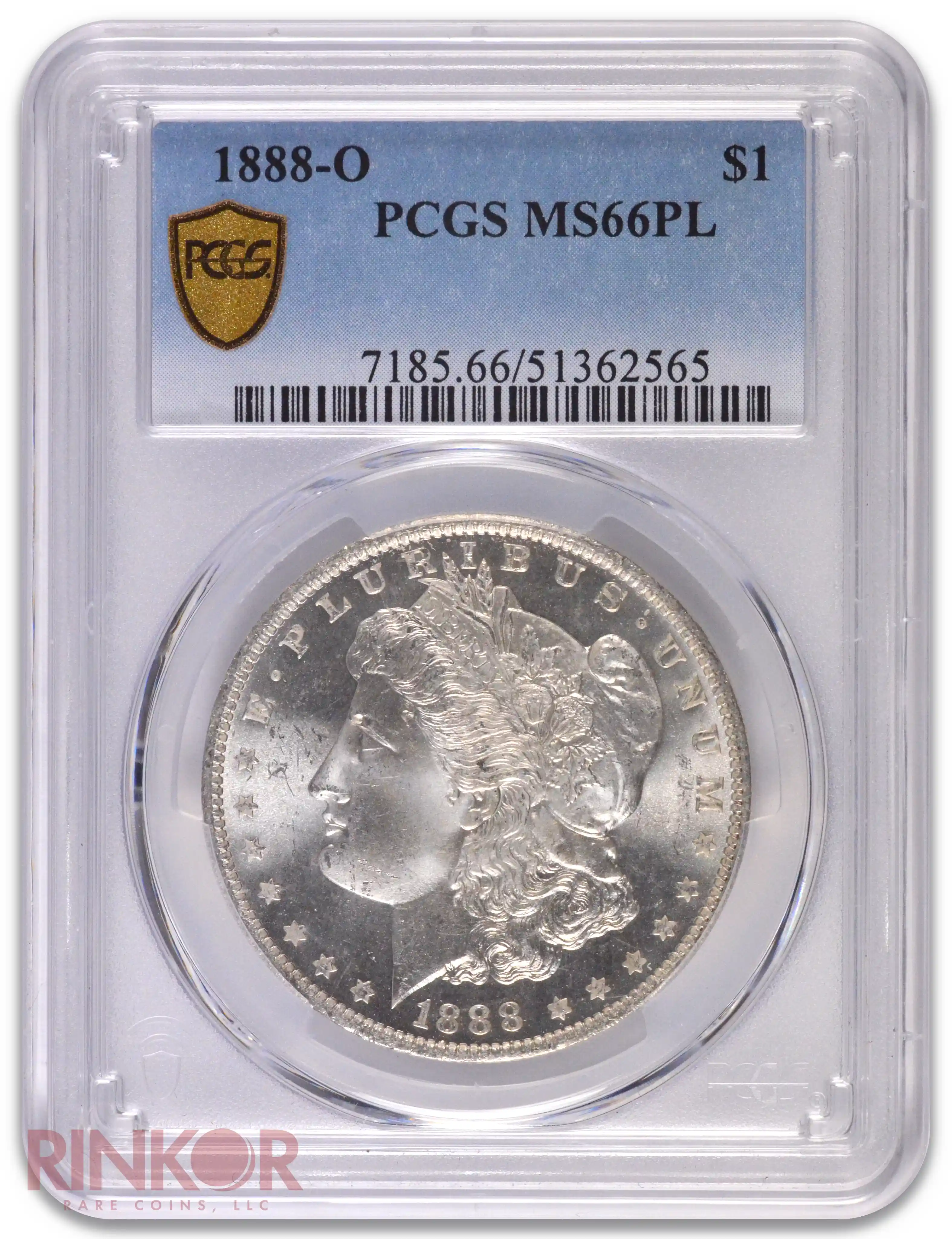 1888-O $1 PCGS MS 66 PL