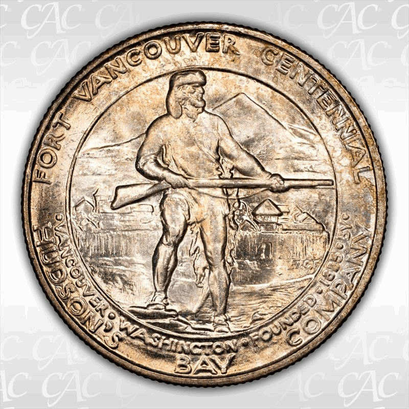 1925 Fort Vancouver 50c CACG MS 65