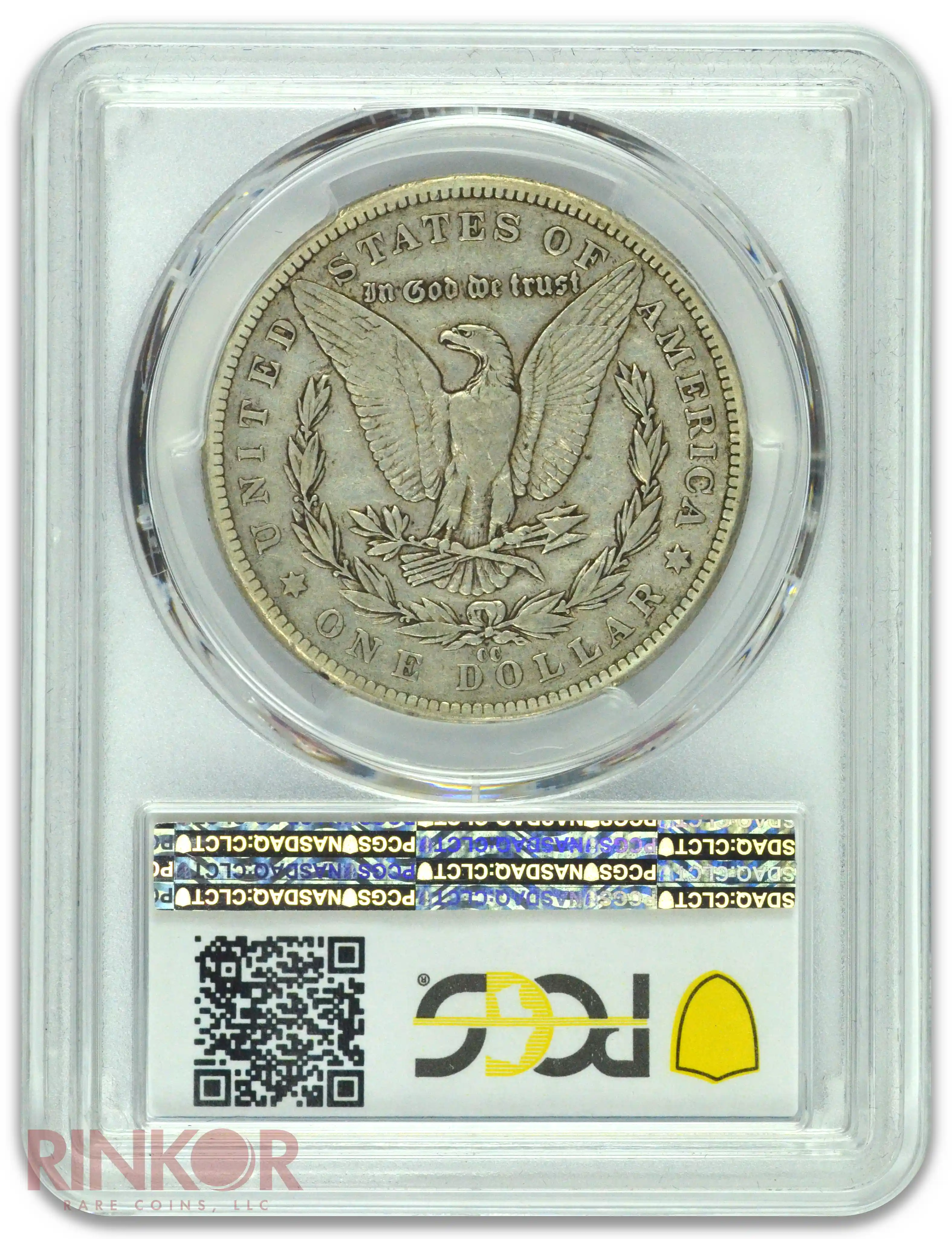 1892-CC $1 Morgan Dollar PCGS VF-25