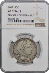 1909 Barber Half Dollar NGC G-Detail