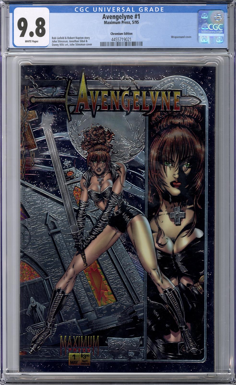 Avengelyne #1 Maximum Press Chromium Edition 5/95 CGC 9.8