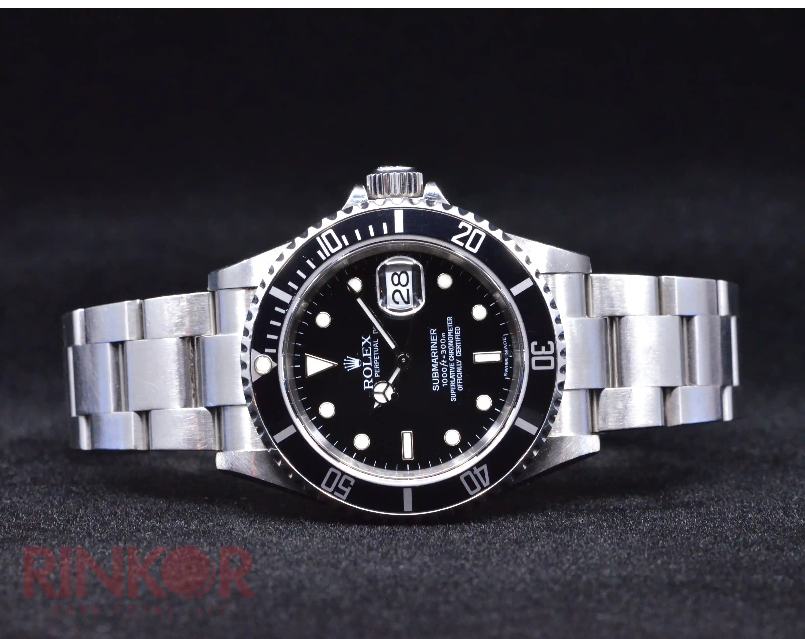 2006 Rolex Black Submariner 16610T Watch Only