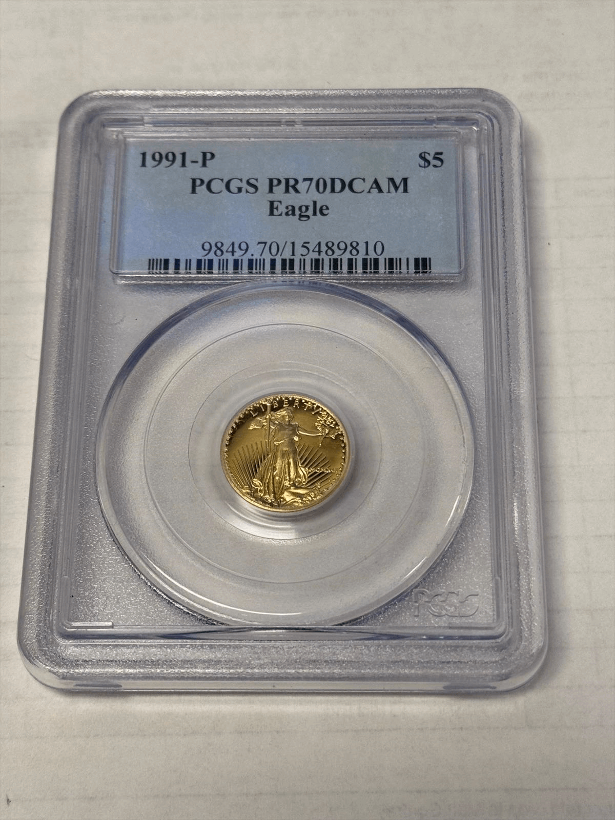 1991-5-proof-gold-eagle-pcgs-pr-70