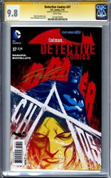 Detective Comics #37 DC Comics 2/15 Signed by Francis Manapul CGC Signature Series 9.8