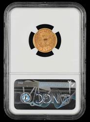 1861 Type 2 $2.5 Gold NGC AU-58