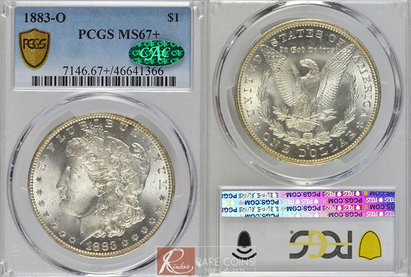 1883-O $1 PCGS MS 67+ CAC