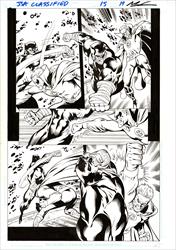 JSA: Classified #15 Page 19 Artist:  Thomas Derenick (Penciller) ,  Mark Farmer (Inker) Media Type: Pen and Ink Art Type: Interior Page 
